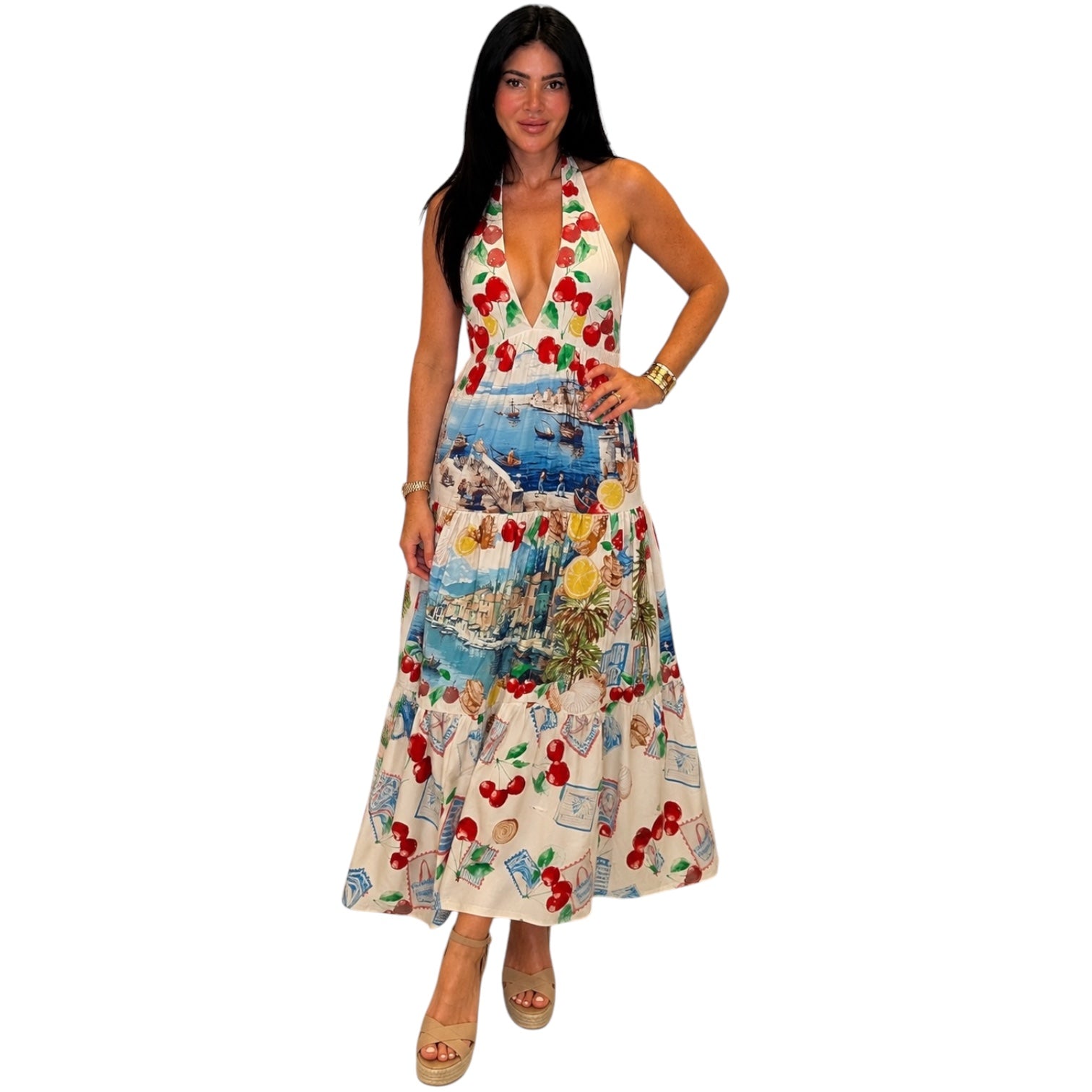 Garden Floral Tea Dress